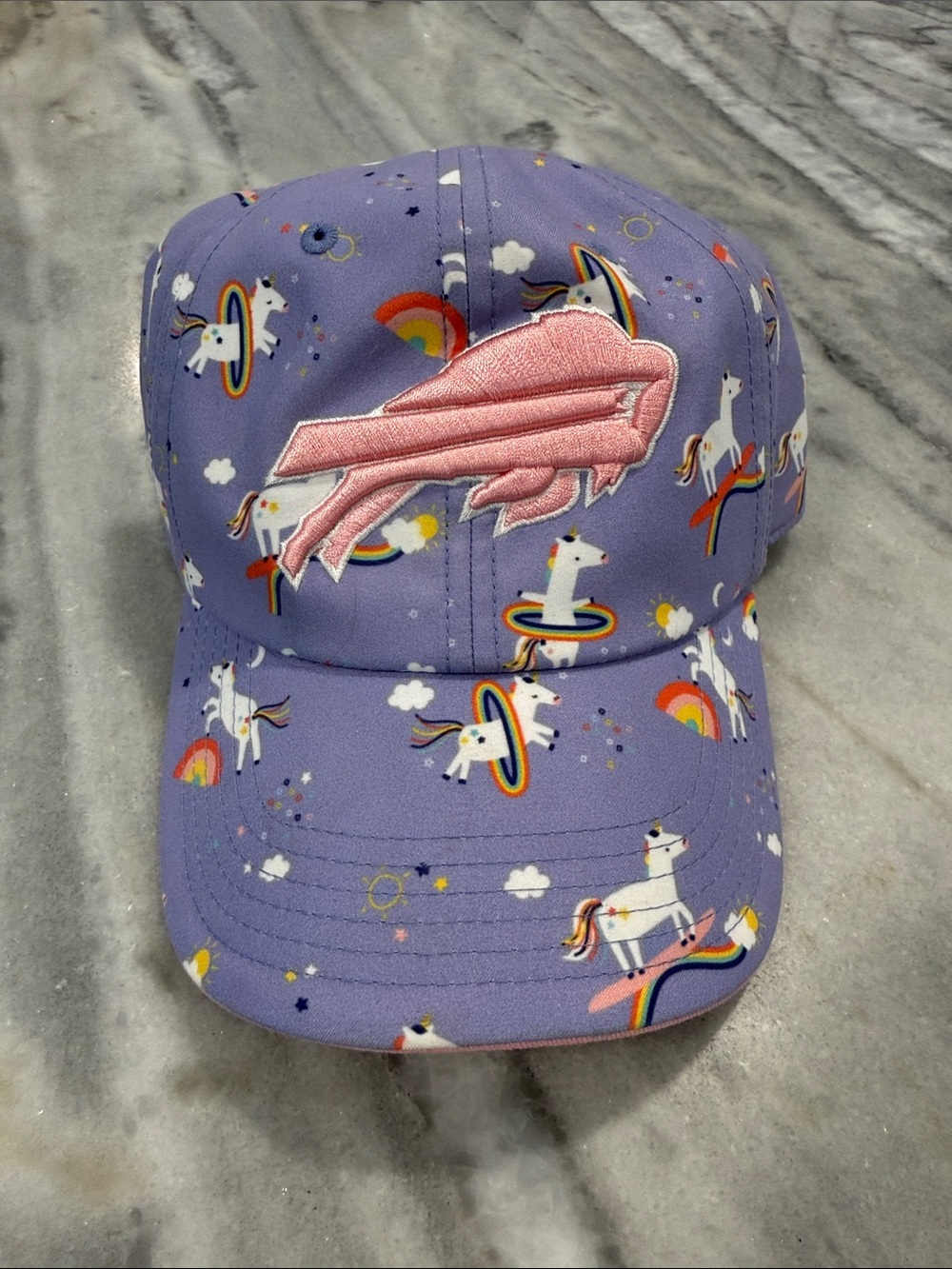 Buffalo Bills Girls / Kids Unicorn Baseball Cap Hat 🦄💕